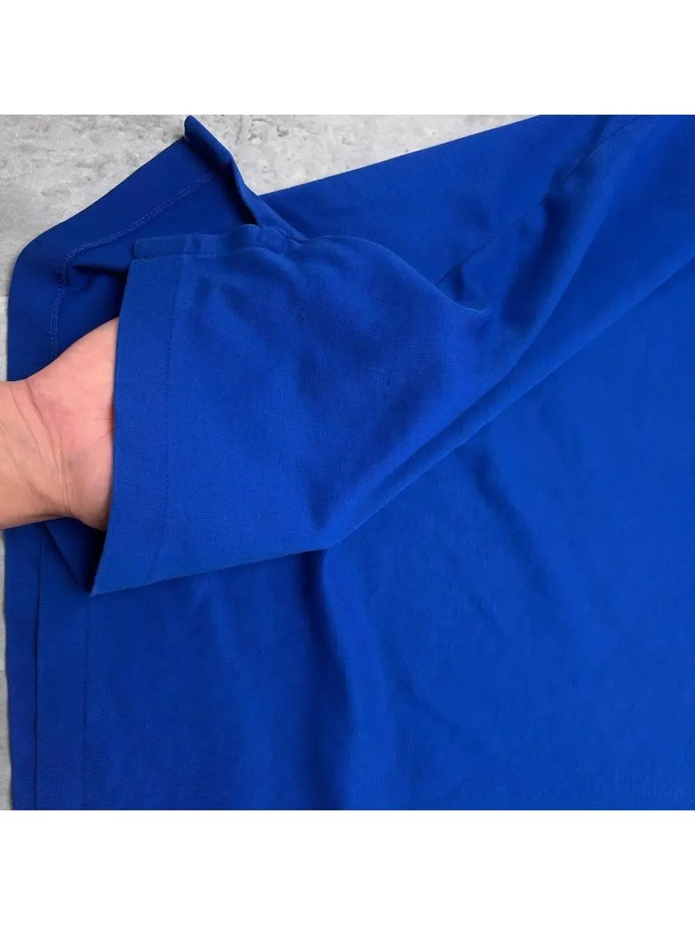 Y2K Blue Polo Ralph Lauren Grunge Skater Polo Shirt